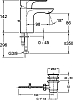 Смеситель для раковины Jacob Delafon Aleo E72275-CP