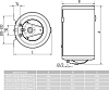 Накопительный водонагреватель Metalac Heatleader MB 50 Inox R 159504 50 л белый