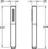 Ручной душ Jacob Delafon Shift Ellipse E10257-BN