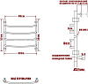 Полотенцесушитель водяной Ника Arc ЛД 50/40-4