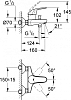 Смеситель Grohe Euroeco 32743000 для ванны с душем