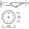 Раковина Jacob Delafon Ronde E1184-00