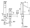 Смеситель для раковины Bandini Dive 780120NNLR03 черный