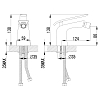 Смеситель для биде Lemark Melange LM4908CW хром, белый