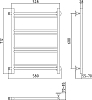 Полотенцесушитель водяной Стилье Версия-Б1 60x50