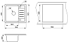 Мойка кухонная Granula Standart 5803, БАЗАЛЬТ серый