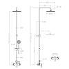 Душевая система Ramon Soler Titanium 1874RP240 хром