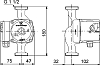 Циркуляционный насос Grundfos UPS 25-40 130