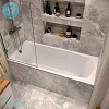 Ванна из искуственного камня Marmo Bagno MB-Э180-75 белый