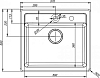 Кухонная мойка Iddis Vane G V05W571i87, белый