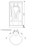 Душевая кабина Edelform Roma EF-1010T