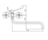 Смеситель для ванны с душем Cron CN42 CN2642-2 хром