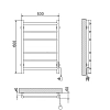 Полотенцесушитель электрический Ника Way-2 WAY-2 60/50 бел U белый