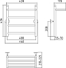 Полотенцесушитель водяной Стилье Универсал-54 50x40