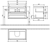 Тумба под раковину Villeroy&Boch Subway 2.0 A69600DH белый