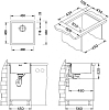 Кухонная мойка Alveus Quadrix 30 - Monarch 1103381, бронза