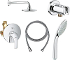 Душевой комплект Grohe Eurosmart New 124440 с внутренней частью