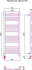 Полотенцесушитель электрический Сунержа Богема 00-0502-1240 120x40 L