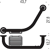 Поручень Colombo Design Hermitage В3375.HPS золото