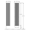 Шкаф-пенал Opadiris Рубинно 00-00006365 белый