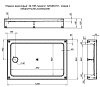 Душевой поддон Aquanet GL180 120x80 00265565 белый