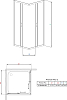 Душевой уголок Radaway Premium Plus D 75x90x190 прозрачное стекло