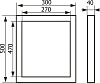 Настенный люк Evecs Ceramo D3050 30х50