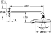 Верхний душ Grohe Power&Soul Cosmopolitan 190 26172LS0 белая луна