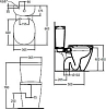 Унитаз-компакт Ideal Standard Connect E803801 с бачком E786101