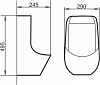 Детский писсуар подвесной Comforty 591B 00-00006430, голубой