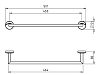 Полотенцедержатель Novaservis Novatorre 11 0127.0 хром