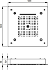 Верхний душ RGW Shower Panels SP-73