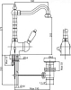 Смеситель Cezares Vintage VINTAGE-LSM2-02-Sw для раковины