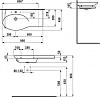 Тумба с раковиной Laufen Palace New 4.0153.2.075.464.1 белый глянцевый