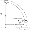 Комплект Мойка кухонная Domaci Равенна Ssik DCL 480*480 (6) TG + Смеситель MEGA Mega MG-BMK016 хром