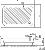 Поддон для душа RGW Acrylic B/CL-S 80х120