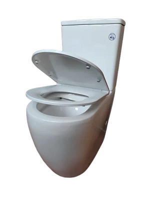 Напольный унитаз Bolu Oviedo BL-34A2157 36 x 63 x 86 см безободковый, с ультратонким сиденьем Soft Close