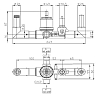 Скрытая часть для смесителя Bossini Z00546000 G 1/2