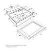 Кухонная мойка Paulmark Kroner PM705951-GM+R405-GM серый