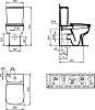 Унитаз-компакт Ideal Standard Esedra T282001 с бачком T282801