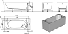 Акриловая ванна Kolpa-San Tamia tamia150 белый