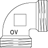 Угольник Oventrop Cofit S 90° G3/4"