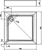 Поддон для душа 90x90 см Kolo First XBK1690000