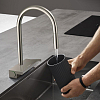 Смеситель для кухни Hansgrohe Aquno Select M81 73831800, сталь