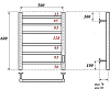 Полотенцесушитель электрический Point Аврора PN10856B П6 500x600, черный