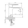 Смеситель для раковины Haiba HB10557-8 белый