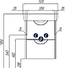 Тумба под раковину Aquaton Сильва 45 1A211701SIW70, белый