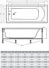 Акриловая ванна Alpen Alaska 180x80 AVB0006