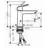 Смеситель для раковины Hansgrohe Logis Fine 71253000, хром