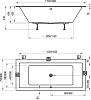 Акриловая ванна Ravak Formy 01 Slim 180x80 C881300000, белый